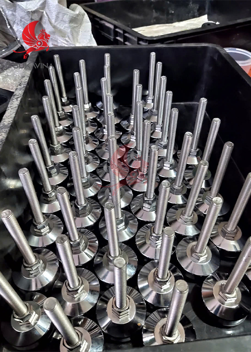 Chân tăng chỉnh phù hợp lắp đặt bàn thao tác M8-M12